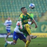 10.02.2024., stadion Aldo Drosina, Pula - SuperSport HNL, 22. kolo, NK Istra 1961 - NK Osijek. Ante Erceg Photo: Luka Batelic/PIXSELL