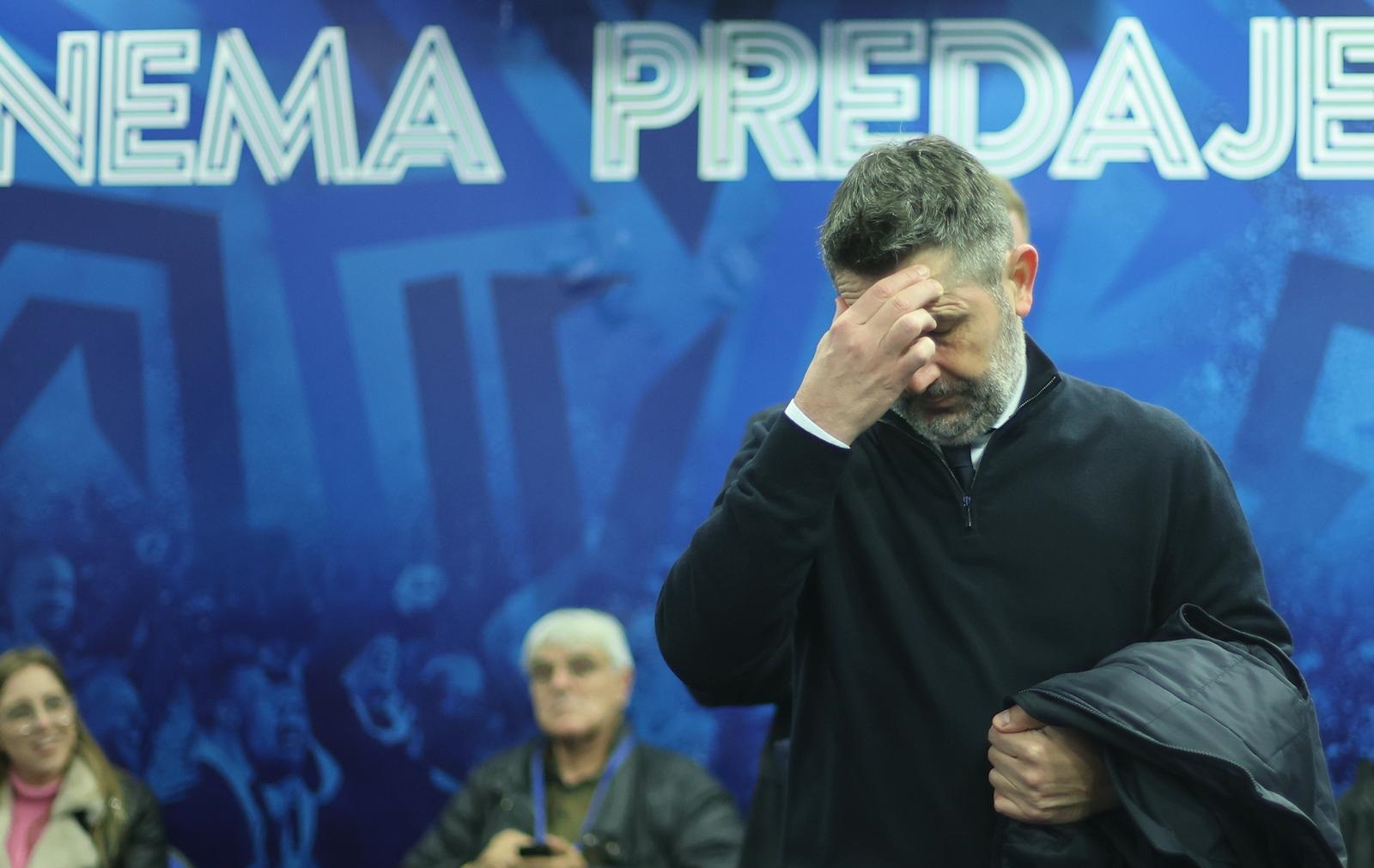 10.12.2024., stadion Maksimir, Zagreb - UEFA Liga prvaka, grupna faza, 6. kolo, GNK Dinamo - Celtic FC. Konferencija za medije GNK Dinamo nakon utakmice. Photo: Sanjin Strukic/PIXSELL