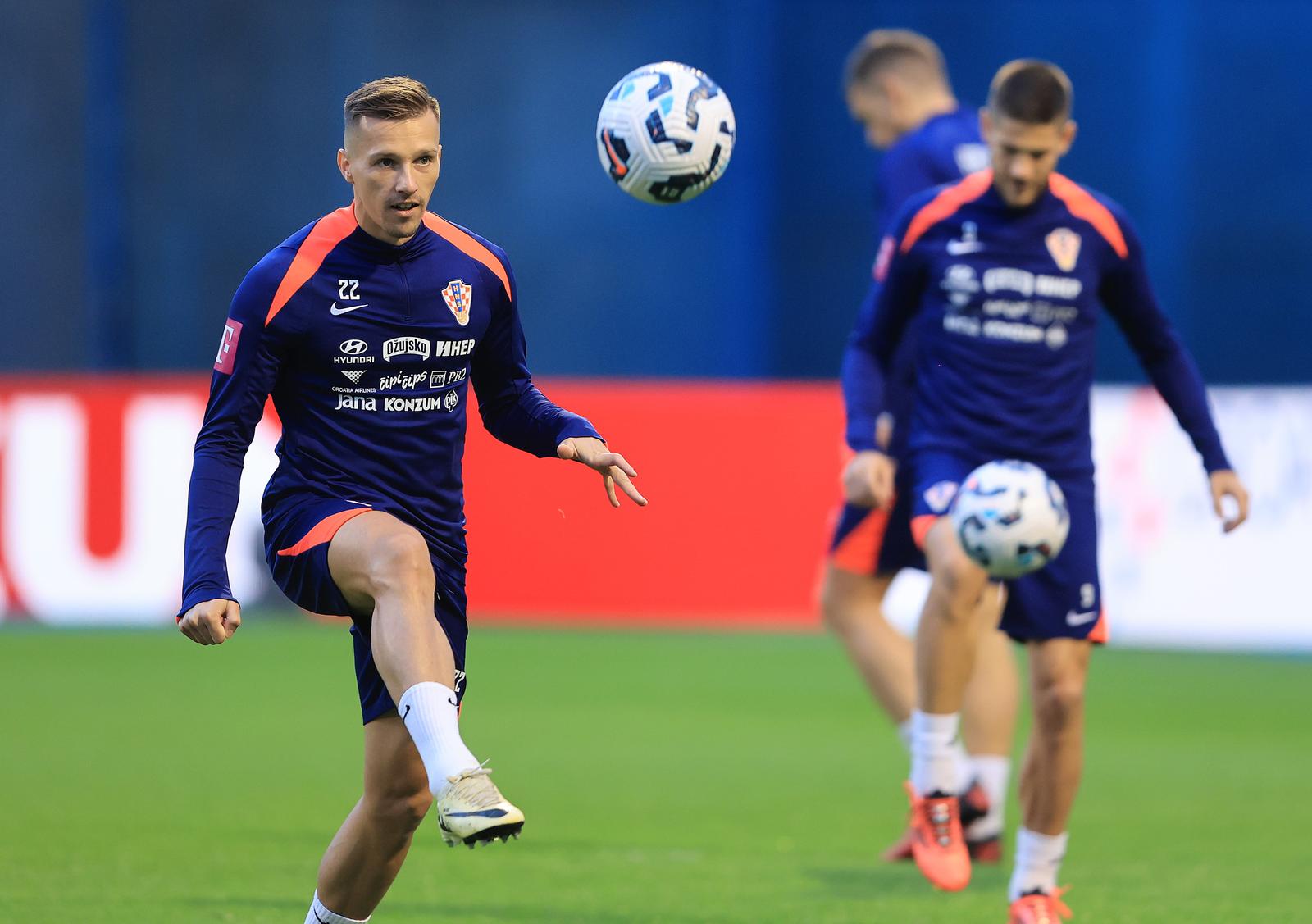 11.10.2024., stadion Maksimir, Zagreb - Trening hrvatske nogometne reprezentacije na Maksimiru uoci utakmice protiv Skotska. Photo: Marko Prpic/PIXSELL