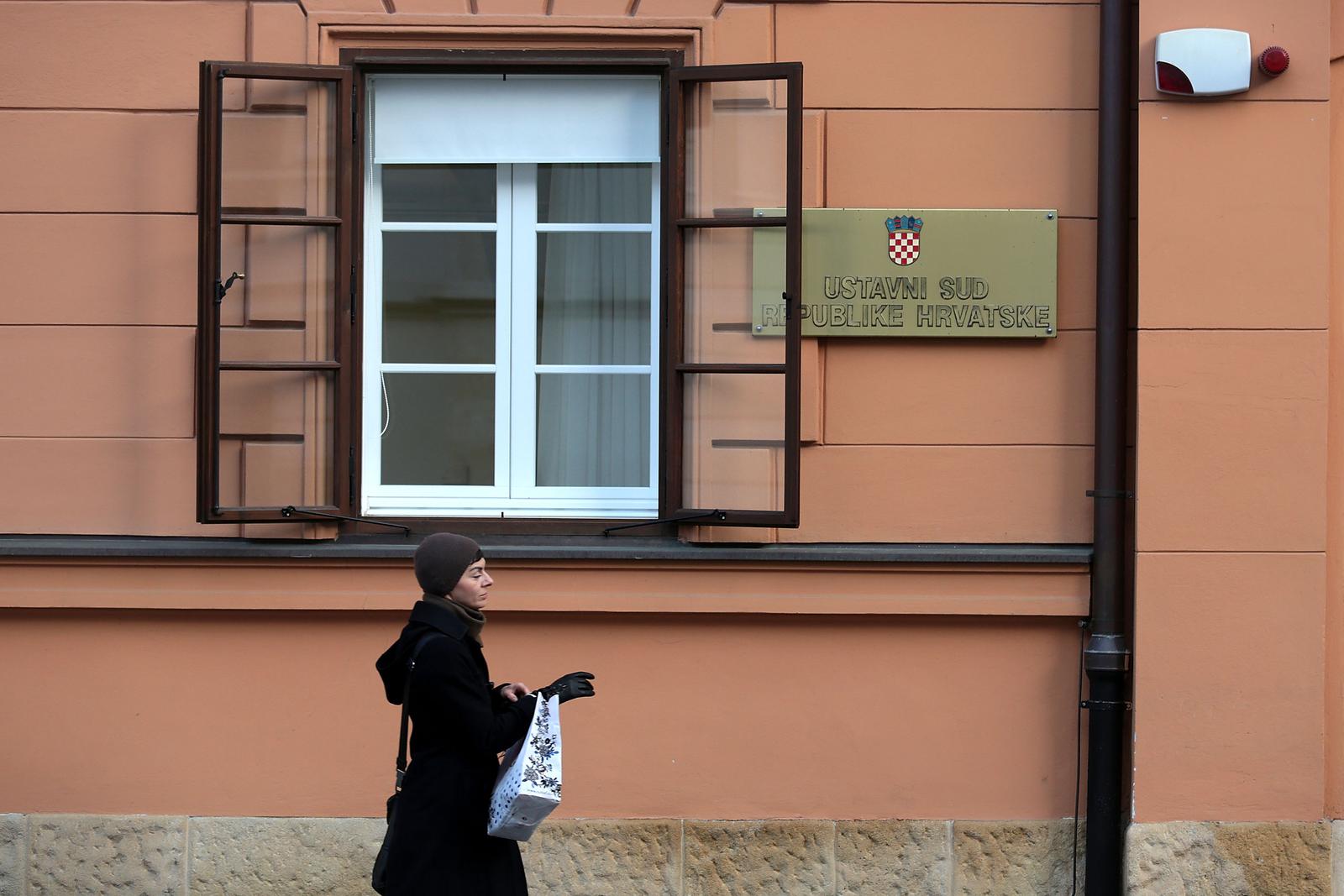 11.12.2014., Zagreb - Zgrada Ustavnog suda RH. Photo: Patrik Macek/PIXSELL