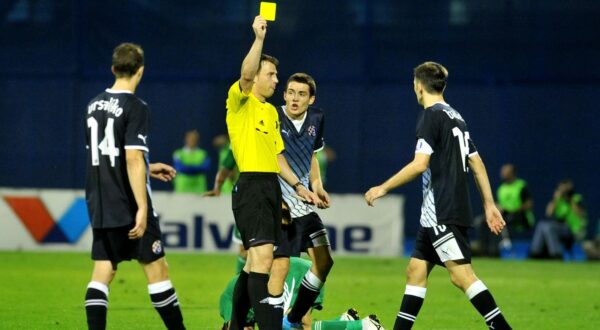 25.07.2012., Stadion Maksimir, Zagreb - Uzvratna utakmica 2. pretkola Lige prvaka, GNK Dinamo - PFC Ludogorec Razgrad. Sudac Felix Zwayer. r"nPhoto: Marko Lukunic/PIXSELL