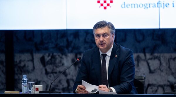 12.12.2024., Zagreb, NSK - Predsjednik Vlade Andrej Plenkovic predsjedao je Vijecem za demografsku revitalizaciju Republike Hrvatske. Andrej Plenkovic.
 Photo: Davor Puklavec/PIXSELL