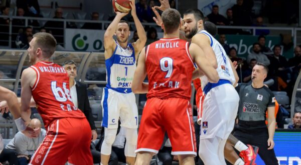 12.12.2024., Zadar - AdmiralBet ABA liga, 12. kolo: KK Zadar - KK Borac Photo: Sime Zelic/PIXSELL