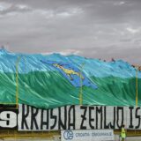 13.09.2015., stadion Aldo Drosina, Pula - MAXtv 1. HNL, 9. kolo, NK Istra 1961 - HNK Rijeka. Navijaci Istre razvili veliku zastavu. "nPhoto: Dusko Marusic/PIXSELL"n