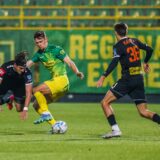 14.12.2024., stadion Aldo Drosina, Pula - SuperSport HNL, 17. kolo, NK Istra 1961 - HNK Sibenik. Ivan Santini, Iurie Iovu Photo: Srecko Niketic/PIXSELL