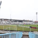 Zagreb - Stadion u Kranjcevicevoj ulici, Zagreb - SuperSport HNL, 17. kolo, NK Lokomotiva - GNK Dinamo. Danasnja utakmica Lokomotive i Dinama trebala bi biti zadnja koju su gradski suparnici odigrali na stadionu u Kranjcevicevoj kakav je trenutacno danas. Sljedeci susret Lokomotive kao domacina Dinamu trebao bi se igrati 17. svibnja, a do tada bi se vec trebao srusiti stari stadion i poceti graditi novi. Lokomotiva je s Dinamom dogovorila da ce svoje prvoligaske utakmice od 1. ozujka 2025. godine do kraja aktualne sezone igrati takodjer na Maksimiru. Novi stadion u Kranjcevicevoj trebao bi biti gotov u jesen 2026. godine.  Photo: Goran Stanzl/PIXSELL