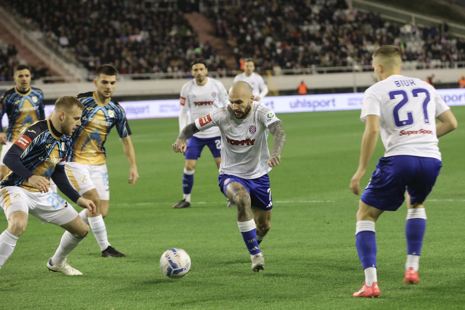 15.12.2024., stadion Poljud, Split - SuperSport HNL, 17. kolo, HNK Hajduk - HNK Rijeka. Anthony Kalik Photo: Ivo Cagalj/PIXSELL