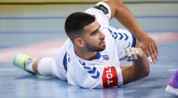 16.10.2024., Arena Zagreb, Zagreb - Machineseeker EHF Liga prvaka, skupina B, 05. kolo, RK Zagreb - FC Barcelona. Milos Kos Photo: Igor Kralj/PIXSELL