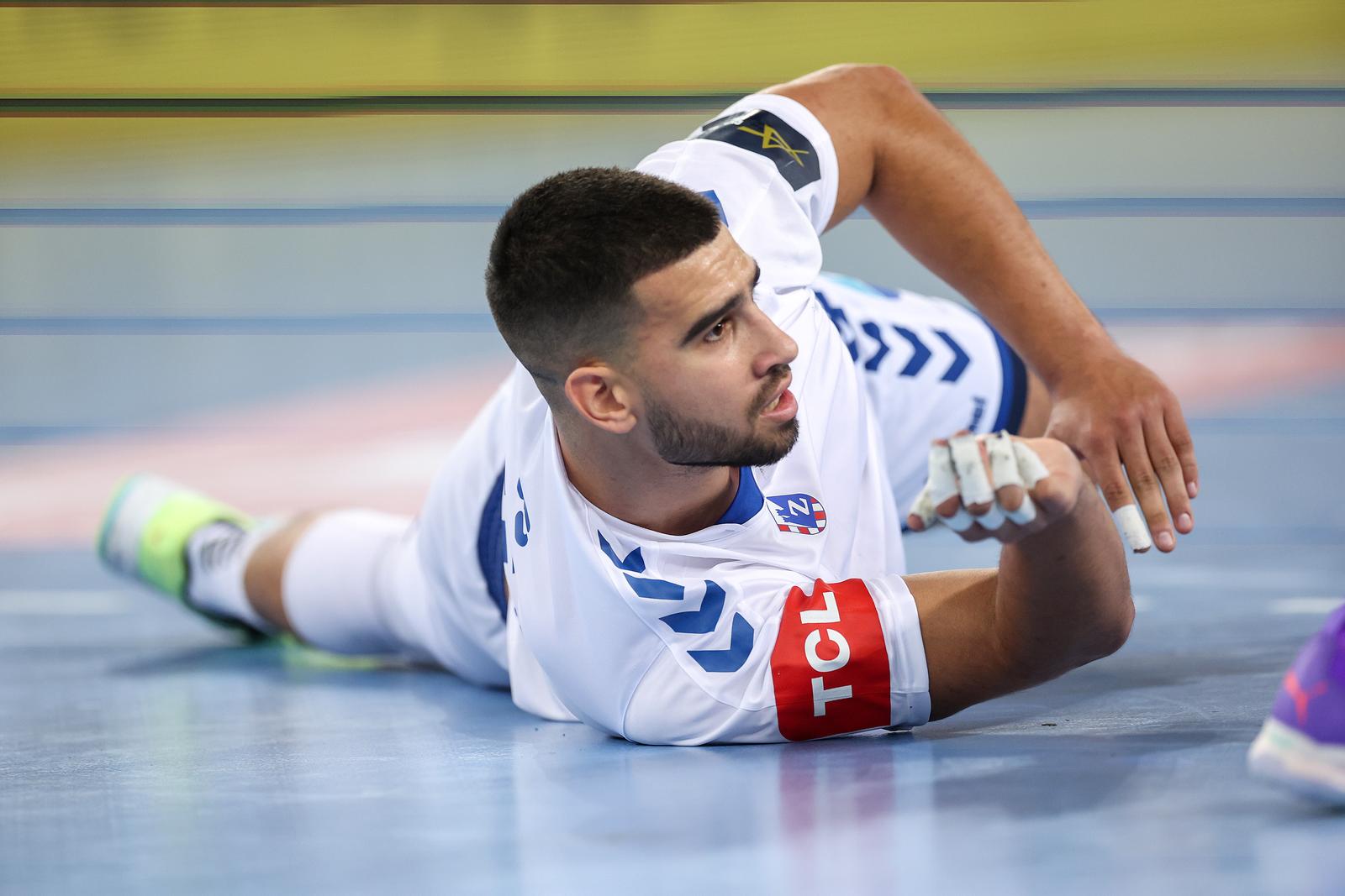 16.10.2024., Arena Zagreb, Zagreb - Machineseeker EHF Liga prvaka, skupina B, 05. kolo, RK Zagreb - FC Barcelona. Milos Kos Photo: Igor Kralj/PIXSELL