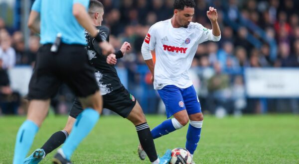 17.09.2024., Grubisno Polje - SuperSport Hrvatski nogometni kup, sesnaestina finala, NK Bilogora 91 - HNK Hajduk. Yassine Benrahou
 Photo: Matija Habljak/PIXSELL