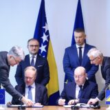 18.12.2024., Sarajevo, Bosna i Hercegovina - U Zgradi Parlementarne skupstine BiH parafiran je Sporazum izmedju BiH i EU o operativnim aktivnostima koje provodi Europska agencija za granicnu i obalsku strazu (FRONTEX). Photo: Armin Durgut/PIXSELL