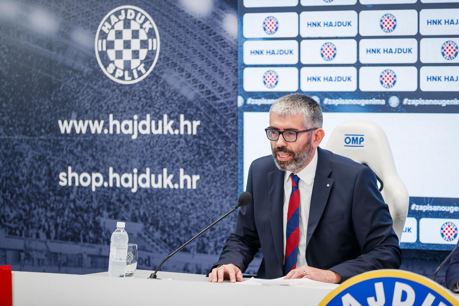 19.09.2024., Split  - Hajduk je danas predstavio novog Sportskog direktora Francois Vitali. Photo: Zvonimir Barisin/PIXSELL