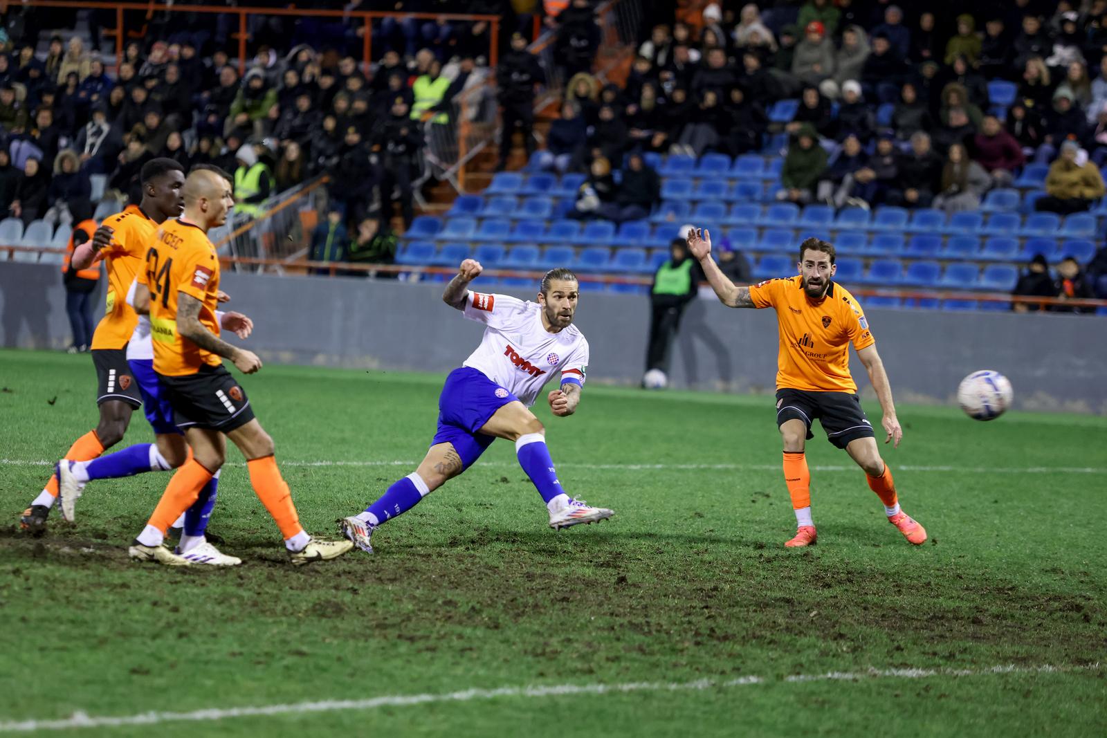 22.12.2024., Sibenik - Stadion Subicevac - SuperSport HNL, 18. kolo, HNK Sibenik - HNK Hajduk Photo: Sime Zelic/PIXSELL