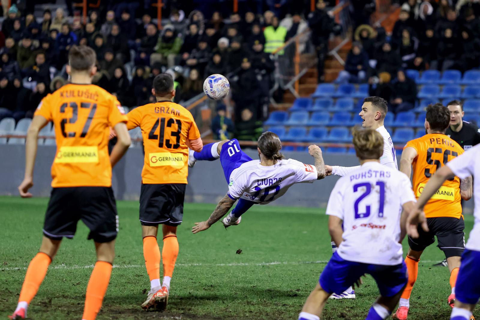 22.12.2024., Sibenik - Stadion Subicevac - SuperSport HNL, 18. kolo, HNK Sibenik - HNK Hajduk Photo: Sime Zelic/PIXSELL