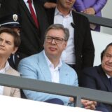 23, June, 2024, Belgrade - The central ceremony marking the Day of the Ministry of Internal Affairs and the Day of the Police was held in the Makis Education Center. Ana Brnabic, Aleksandar Vucic, Ivica Dacic. Photo: M.K./ATAImages

23, jun, 2024, Beograd - Centralna svecanost povodom  obelezavanja Dana Ministarstva unutrasnjih poslova i Dana policije odrzana je u Nastavnom centru Makis. Photo: M.K./ATAImages Photo: M.K./ATAImages/PIXSELL