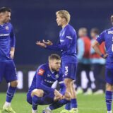 23.11.2024., stadion Maksimir, Zagreb - SuperSport HNL, 14. kolo, GNK Dinamo - HNK Rijeka. Stefan Ristovski, Lukas Kacavenda, Takuya Ogiwara. Photo: Goran Stanzl/PIXSELL