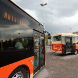 26.07.2022., Rijeka - Predstavljanje 23 od 37 novih autobusa Komunalnog drustva Autotrolej na autobusnom kolodvoru Delta. Autobusi su nabavljeni putem EU projekta "Nabava novih autobusa za Komunalno drustvo Autotrolej d.o.o." Projekt su predstavili gradonacelnik Marko Filipovic, direktor Autotroleja Alberto Kontus i procelnica odjela za komuinalni sustav Maja Malnar.  Photo: Goran Kovacic/PIXSELL