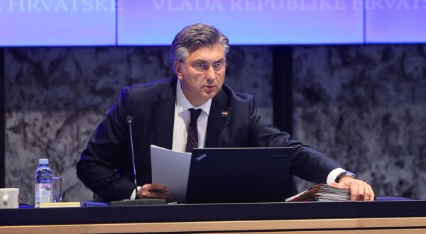 27.12.2024., Zagreb - Odrzana 53. sjednica Vlade Republike Hrvatske u Nacionalnoj i sveucilisnoj knjiznici. predsjednik Vlade RH Andrej Plenkovic Photo: Marko Prpic/PIXSELL