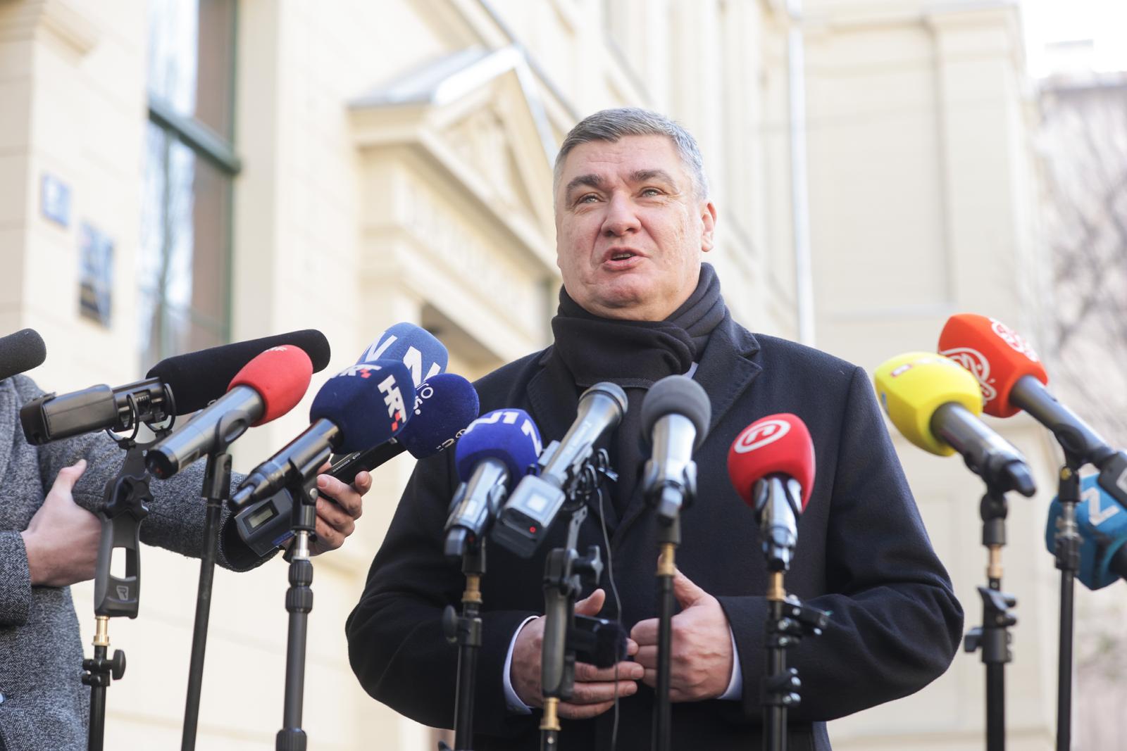 29.12.2024., Zagreb - Aktualni predsjednik Zoran Milanovic glasovao na predsjedničkim izborima u OS Petra Zrinskog. Photo: Luka Stanzl/PIXSELL