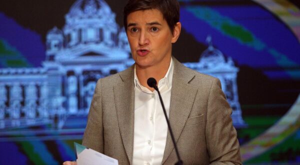 30, September, 2024, Belgrade - A press conference of the President of the National Assembly, Ana Brnabic, was held in the House of the National Assembly. Ana Brnabic. Photo: A.K./ATAImages

30, septembar, 2024, Beograd -U Domu Narodne skupstine odrzana je konferencija za medije predsednice Narodne skupstine Ane Brnabic. Photo: A.K./ATAImages Photo: A.K./ATAImages/PIXSELL