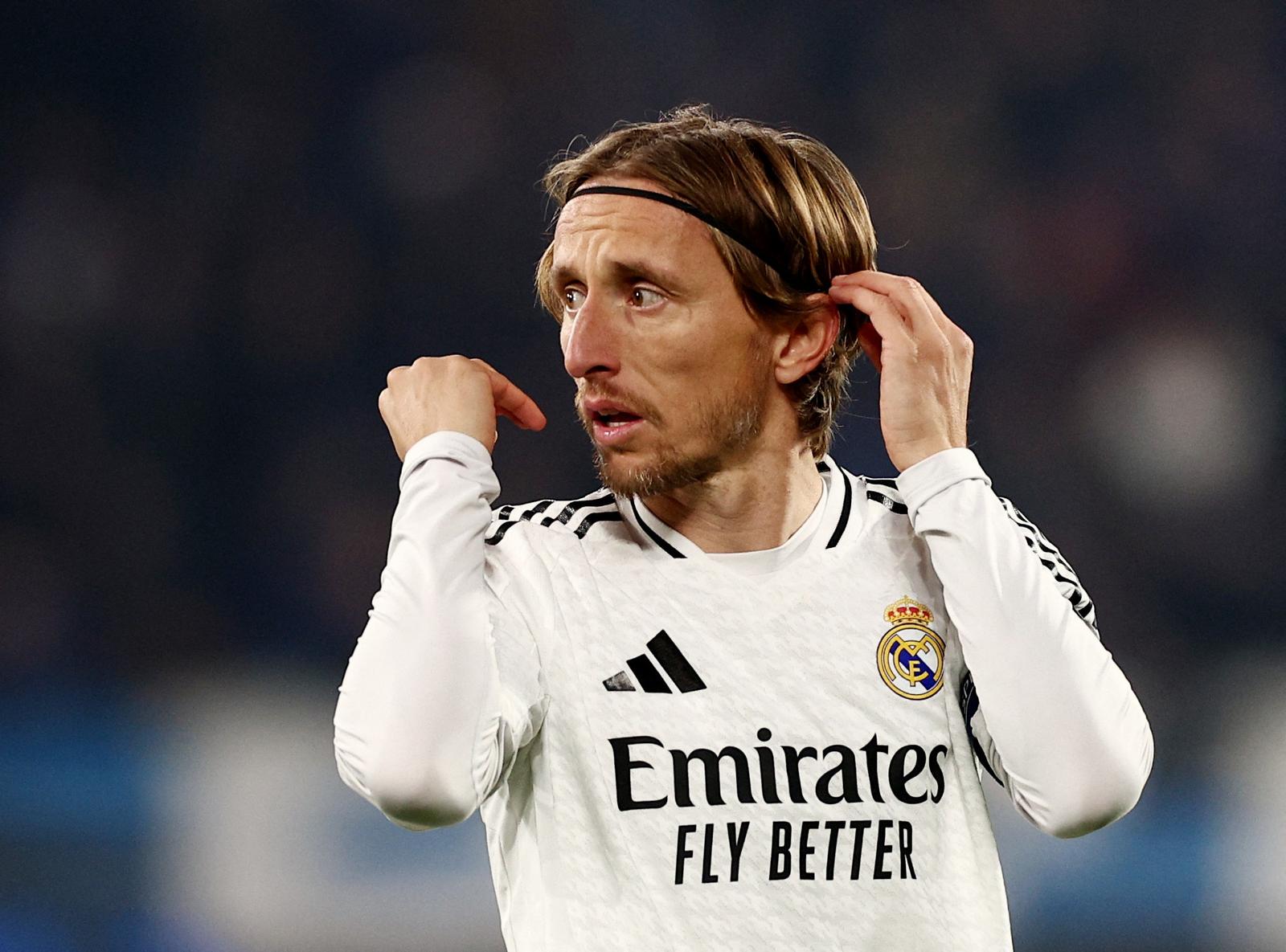 Soccer Football - Champions League - Atalanta v Real Madrid - Gewiss Stadium, Bergamo, Italy - December 10, 2024 Real Madrid's Luka Modric REUTERS/Guglielmo Mangiapane Photo: GUGLIELMO MANGIAPANE/REUTERS