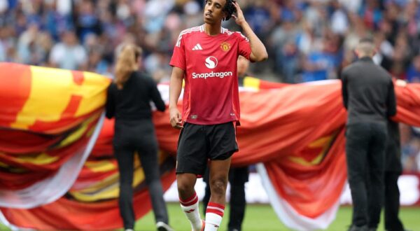 Soccer Football - Pre Season Friendly - Rangers v Manchester United - Murrayfield Stadium, Edinburgh, Scotland, Britain - July 20, 2024 Manchester United's Leny Yoro before the match Action Images via Reuters/Ed Sykes Photo: Ed Sykes/REUTERS