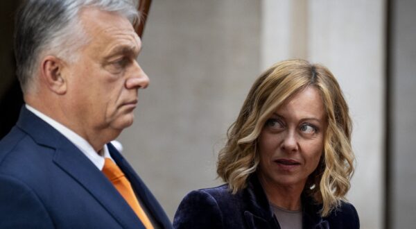 Italian Prime Minister Giorgia Meloni receives the Hungarian Prime Minister Viktor Orbán at Chigi Palace in Rome on December 04, 2024.
04 Dec 2024,Image: 942928998, License: Rights-managed, Restrictions: World Rights, Model Release: no, Pictured: Viktor Orbán, Giorgia Meloni, Credit line: Stefano Costantino / MEGA / The Mega Agency / Profimedia