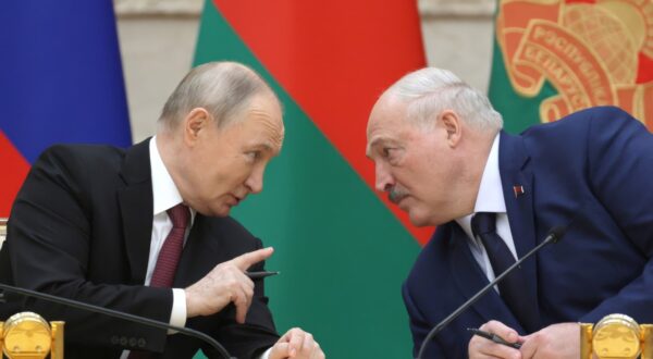 December 6, 2024, Minsk, Belarus: Russian President Vladimir Putin, left, speaks with Belarus President Alexander Lukashenko, right, during a signing ceremony at the conclusion of the Supreme State Council of the Union State of Russia and Belarus, December 6, 2024 in Minsk, Belarus.,Image: 943780958, License: Rights-managed, Restrictions: ***
HANDOUT image or SOCIAL MEDIA IMAGE or FILMSTILL for EDITORIAL USE ONLY! * Please note: Fees charged by Profimedia are for the Profimedia's services only, and do not, nor are they intended to, convey to the user any ownership of Copyright or License in the material. Profimedia does not claim any ownership including but not limited to Copyright or License in the attached material. By publishing this material you (the user) expressly agree to indemnify and to hold Profimedia and its directors, shareholders and employees harmless from any loss, claims, damages, demands, expenses (including legal fees), or any causes of action or allegation against Profimedia arising out of or connected in any way with publication of the material. Profimedia does not claim any copyright or license in the attached materials. Any downloading fees charged by Profimedia are for Profimedia's services only. * Handling Fee Only 
***, Model Release: no, Credit line: Gavriil Grigorov/Kremlin Pool / Zuma Press / Profimedia