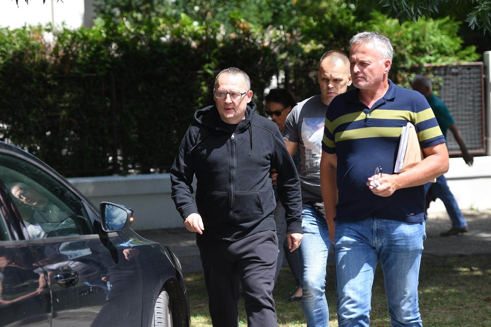 14.07.2022., Varazdin- Uhicenje Zeljka Bunica, bivseg direktora Varkom-a.
 Photo: Vjeran Zganec Rogulja/PIXSELL