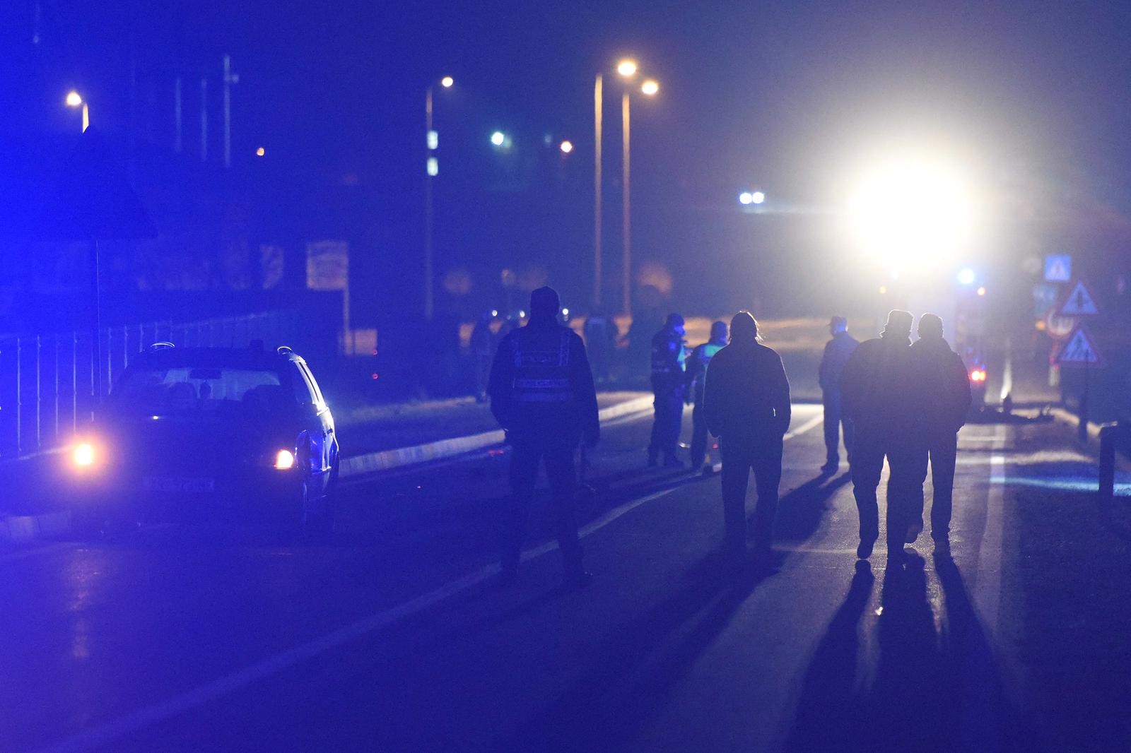 19.02.2017., Lepoglava - Prometna nesreca u kojoj je jedna osoba smrtno stradala. Policija obavlja ocevid.rPhoto: Vjeran Zganec Rogulja/PIXSELL