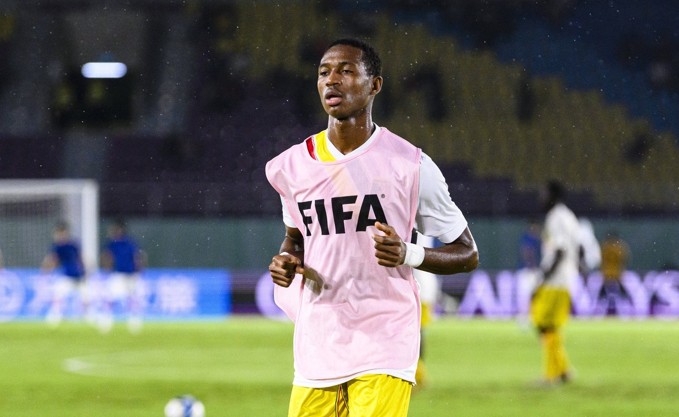 Surakarta, Indonesia - December 1: Baye Coulibaly of Mali warming up during FIFA U-17 World Cup 3rd Place Final match between Argentina and Mali at Manahan Stadium on December 1, 2023 in Surakarta, Indonesia. Photo by Just Pictures Surakarta Manahan Stadium Java Indonesia *** Surakarta, Indonesia December 1 Baye Coulibaly of Mali warming up during FIFA U 17 World Cup 3rd Place Final match between Argentina and Mali at Manahan Stadium on December 1, 2023 in Surakarta, Indonesia Photo by Just Pictures Surakarta Manahan Stadium Java Indonesia Copyright: x x2023xEurasiaxSportxImagesx jp-en-EuSpIm-MM3_Argentina_Mali_01Dec2023_SK032,Image: 838259605, License: Rights-managed, Restrictions: , Model Release: no, Credit line: Eurasia Sport Images / imago sportfotodienst / Profimedia