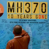 March 3, 2024, Petaling Jaya, Selangor, Malaysia: Visitors are writing messages at the Day of Remembrance for MH370 in Petaling Jaya, Malaysia, on March 3, 2024. Today marks the 10th anniversary of the disappearance of Flight MH370, a Boeing 777 aircraft with 239 people on board, which vanished from radar screens on March 8, 2014, while flying from Kuala Lumpur to Beijing.,Image: 853278388, License: Rights-managed, Restrictions: * France Rights OUT *, Model Release: no, Credit line: Supian Ahmad / Zuma Press / Profimedia