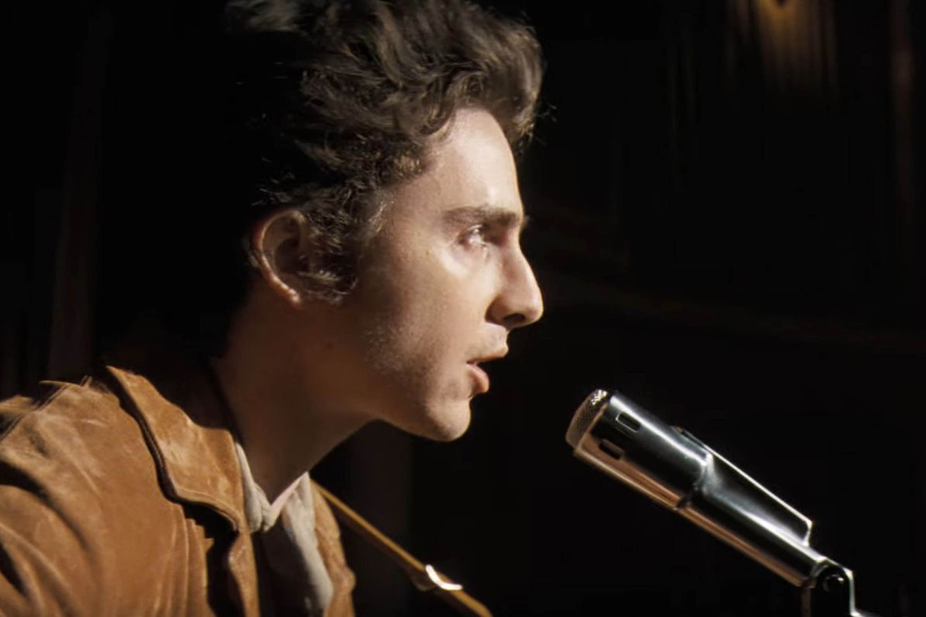 9-10-2024

 'A COMPLETE UNKNOWN' film stills 

Pictured: Timothée Chalamet is Bob Dylan,Image: 919006838, License: Rights-managed, Restrictions: , Model Release: no, Credit line: SearchlightPictures/PLANET / Planet / Profimedia