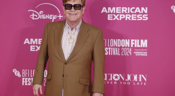 EDITORIAL USE ONLY Elton John attends the European premiere of Elton John: Never Too Late at this years American Express Gala for the 68th BFI London Film Festival at Londons Royal Festival Hall. Picture date: Thursday October 10, 2024.,Image: 919204842, License: Rights-managed, Restrictions: EDITORIAL USE ONLY, Model Release: no, Credit line: David Parry Media Assignments / PA Images / Profimedia