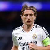 Luka Modric of Real Madrid during the UEFA Champions League, League phase, Matchday 3 football match between Real Madrid and Borussia Dortmund on 22 October 2024 at Santiago Bernabeu stadium in Madrid, Spain - Photo Dennis Agyeman / Spain DPPI / DPPI,Image: 925205973, License: Rights-managed, Restrictions: Hungary Out, Model Release: no, Credit line: Dennis Agyeman / AFP / Profimedia