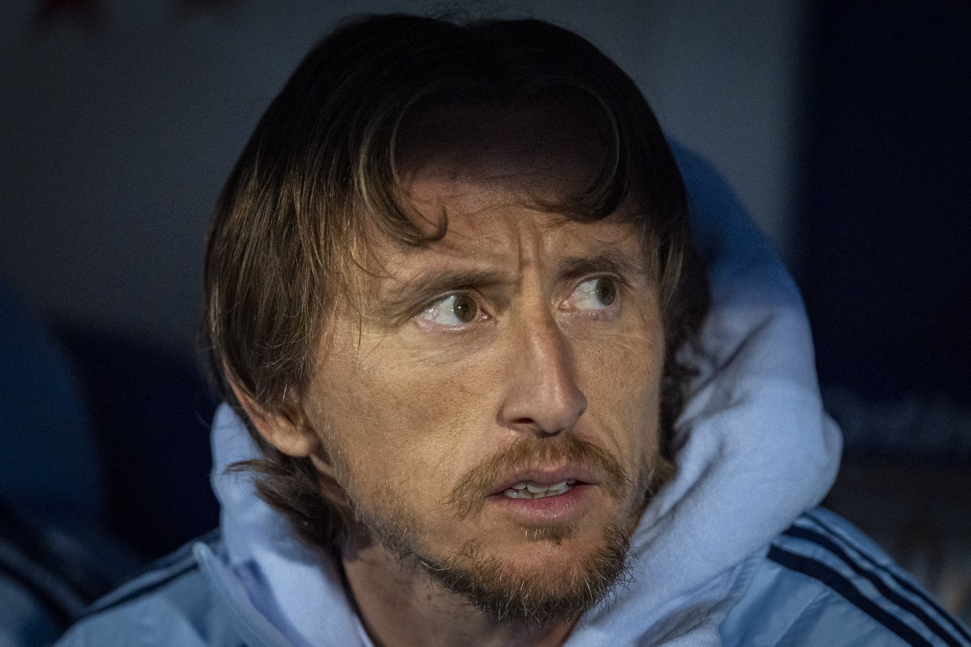 November 24, 2024, Leganes, Madrid, Spain: Luka Modric of Real Madrid CF seen sitting on the bench during the La Liga EA Sports 2024/25 football match between CD Leganes vs Real Madrid CF at Estadio Municipal Butarque on November 24, 2024 in Leganes, Spain.,Image: 938518701, License: Rights-managed, Restrictions: , Model Release: no, Credit line: Alberto Gardin / Zuma Press / Profimedia