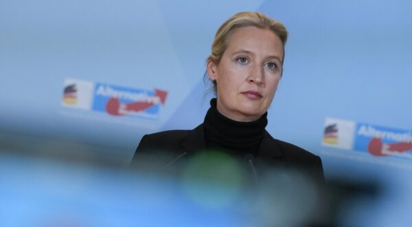 AfD-Bundestagsfraktion, Alice Weidel Vor der Fraktionssitzung AfD-Bundestagsfraktion, Pressestatement, Vorsitzende der AfD-Bundestagsfraktion, Bundessprecher, Alice Weidel Berlin Berlin GER *** AfD Bundestag parliamentary group, Alice Weidel Before the parliamentary group meeting AfD Bundestag parliamentary group, Press statement, Chairwoman of the AfD Bundestag parliamentary group, Federal Spokesperson, Alice Weidel Berlin Berlin GER,Image: 942531155, License: Rights-managed, Restrictions: imago is entitled to issue a simple usage license at the time of provision. Personality and trademark rights as well as copyright laws regarding art-works shown must be observed. Commercial use at your own risk., Model Release: no, Credit line: Bernd Elmenthaler / imago stock&people / Profimedia