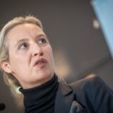 Deutscher Bundestag - Pressestatement vor Fraktionssitzung im Deutschen Bundestag - Alice Weidel, Bundesvorsitzende und Fraktionsvorsitzende AfDDeutscher Bundestag - Pressestatement vor Fraktionssitzung im Deutschen Bundestag -, Berlin Berlin Deutschland Bundestag *** German Bundestag Press statement before parliamentary group meeting in the German Bundestag Alice Weidel, Federal Chairwoman and Parliamentary Group Leader AfD German Bundestag Press statement before parliamentary group meeting in the German Bundestag , Berlin Berlin Germany Bundestag,Image: 942764321, License: Rights-managed, Restrictions: imago is entitled to issue a simple usage license at the time of provision. Personality and trademark rights as well as copyright laws regarding art-works shown must be observed. Commercial use at your own risk., Model Release: no, Credit line: Chris Emil Janssen / imago stock&people / Profimedia