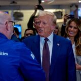 NEW YORK, NEW YORK - DECEMBER 12: President-elect Donald Trump walks onto the floor of the New York Stock Exchange (NYSE) with his wife Melania, after being named TIME’s “Person of the Year” for the second time on December 12, 2024 in New York City. Trump attended a reception and rang the opening bell on the trading floor.   Spencer Platt,Image: 945938229, License: Rights-managed, Restrictions: , Model Release: no, Credit line: SPENCER PLATT / Getty images / Profimedia