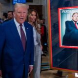 NEW YORK, NEW YORK - DECEMBER 12: President-elect Donald Trump walks onto the floor of the New York Stock Exchange (NYSE) with his wife Melania, after being named TIME’s “Person of the Year” for the second time on December 12, 2024 in New York City. Trump attended a reception and rang the opening bell on the trading floor.   Spencer Platt,Image: 945939735, License: Rights-managed, Restrictions: , Model Release: no, Credit line: SPENCER PLATT / Getty images / Profimedia