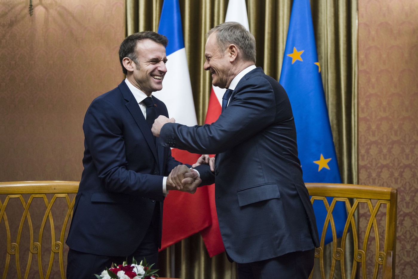 Emmanuel Macron i Donald Tusk