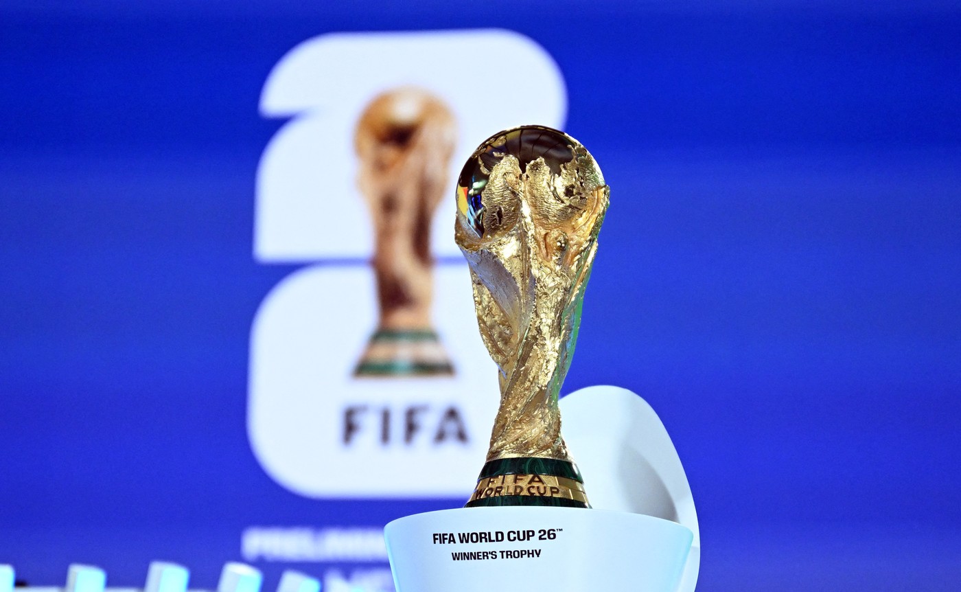 ZURICH, SWITZERLAND - DECEMBER 13: A view of FIFA World Cup 26' Winner Trophy as draw for the 2026 World Cup European qualifiers kicks off in the FIFA headquarters in Zurich, Switzerland on December 13, 2024. The opponents of the Turkish National Football Team will be determined. Dursun Aydemir / Anadolu,Image: 946236459, License: Rights-managed, Restrictions: , Model Release: no, Credit line: Dursun Aydemir / AFP / Profimedia