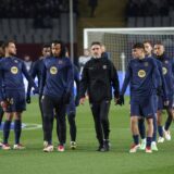 Spain - FC Barcelona, Barca vs CD Leganes - 15/12/2024 SPAIN, BARCELONA, DECEMBER 15. Eric Garcia of FC Barcelona and Jules Kounde of FC Barcelona and Pedri of FC Barcelona From L to R warm up during the LaLiga EA Sports football match between FC Barcelona and CD Leganes, on December 15, 2024 at Estadi Olimpic Lluis Companys in Barcelona, Spain. Photo by Manuel Blondeau/ AOP.Press Barcelona Estadi Olimpic Lluis Companys Catalunya Spain Copyright: x ManuelxBlondeau/AOP.Pressx AOP20241215-0020,Image: 947830910, License: Rights-managed, Restrictions: , Model Release: no, Credit line: ©Manuel Blondeau/AOP.Press / imago sportfotodienst / Profimedia