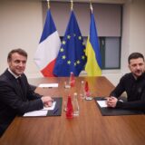 Emmanuel Macron i Volodimir Zelenski