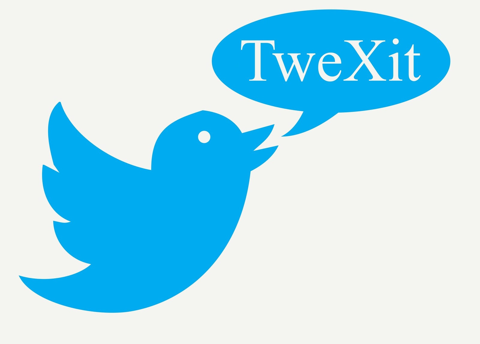 Digital composite. Blue bird with the word Twexit in speech bubble. Major shifts in the social media landscape as users en masse move from Elon Musks X formerly Twitter to alternatives such as Bluesky. Many making the move do so due to a perceived hostile atmosphere on twitter/x whereas on alternatives such as bluesky it is easier to mute the shouty abusive and anonymous posts.,Image: 936825978, License: Rights-managed, Restrictions: imago is entitled to issue a simple usage license at the time of provision. Personality and trademark rights as well as copyright laws regarding art-works shown must be observed. Commercial use at your own risk., Model Release: no, Credit line: Richard Wareham / imago stock&people / Profimedia