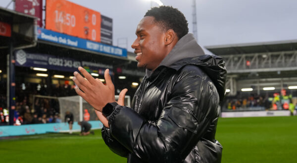 Lamine Fanne of Luton Town ahead of the Sky Bet Championship match between Luton Town and Hull City at Kenilworth Road, Luton, England on 23 November 2024. Copyright: xDavidxHornx PMI-6554-0324