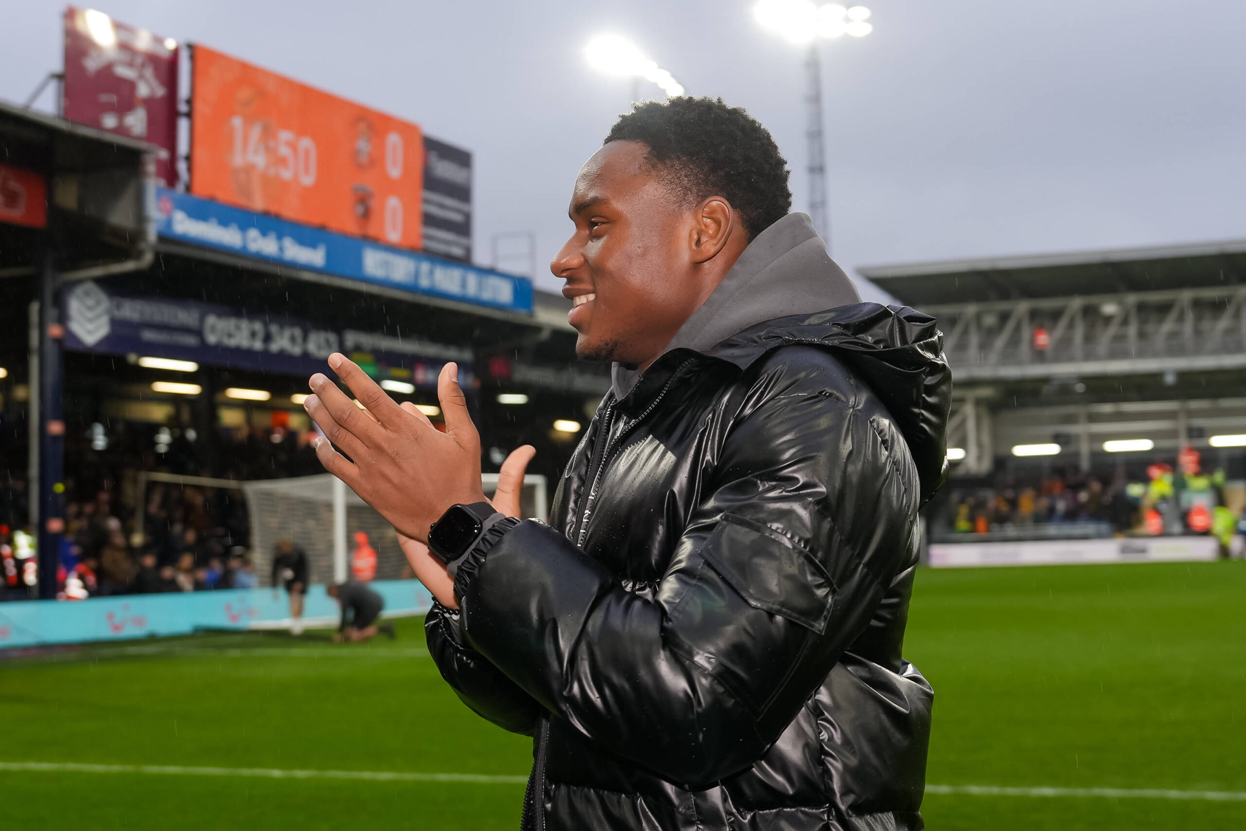 Lamine Fanne of Luton Town ahead of the Sky Bet Championship match between Luton Town and Hull City at Kenilworth Road, Luton, England on 23 November 2024. Copyright: xDavidxHornx PMI-6554-0324