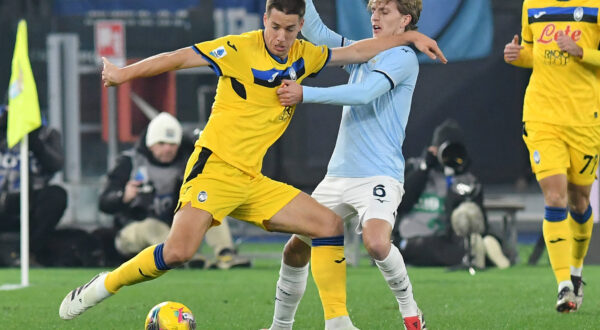 Soccer, Serie A match , Lazio v Atalanta Mario Pasalic of Atalanta,Nicolo Rovella of SS Lazio during the Serie A match between Lazio v Atalanta at Olympic stadium,Rome, Italy, Dec 28th, 2024. Imago-Images/Emmefoto Copyright: xImago-Images/Emmefotox