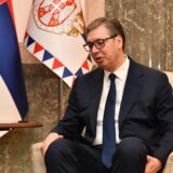 22, November, 2024, Belgrade - President of the Republic of Serbia Aleksandar Vucic met with the Prime Minister of North Macedonia Hristijan Mickoski at the Presidency of Serbia. Aleksandar Vucic. Photo: L. L./ATAImages

22, novembar, 2024, Beograd - Predsednik Republike Srbije Aleksandar Vucic sastao se sa predsednikom Vlade Severne Makedonije Hristijanom Mickoskim u predsednistvu Srbije. Photo: L. L./ATAImages Photo: L.L./ATAImages/PIXSELL