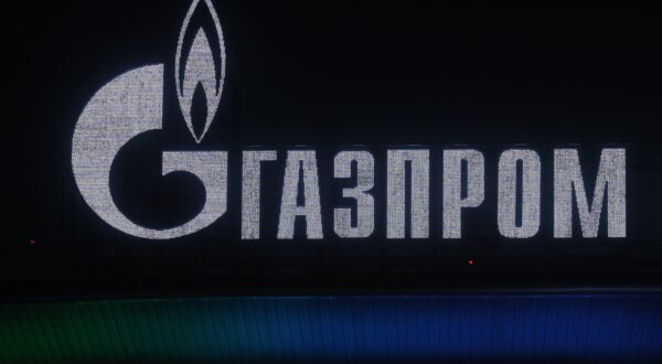 epa11799227 The logo of Russian energy giant Gazprom in St. Petersburg, Russia, 30 December 2024. Russian energy giant Gazprom announced that it will suspend natural gas supplies to Moldova as of 01 January 2025, citing unpaid debts. Moldovan Prime Minister Dorin Recean condemned Russia's decision and ordered his government to prepare for the eventual nationalization of strategic energy facilities as a transit deal for Russian gas exports to Europe via Ukraine will expire on 31 December.  EPA/ANATOLY MALTSEV